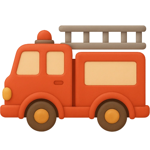 A personalised children's book full of firefighter adventures