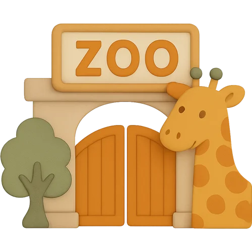 A personalised children's book about visiting the zoo adventure
