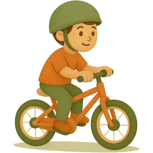 A personalized children's book about learning to ride a bike