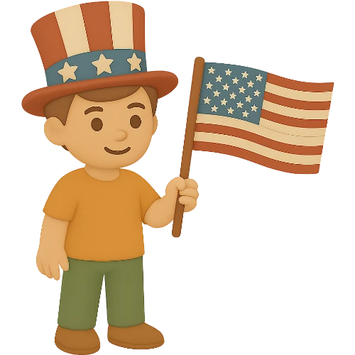 Personalized 4th of July Children's Book