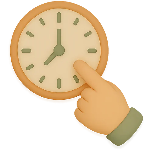 A personalised children's book about learning to tell time