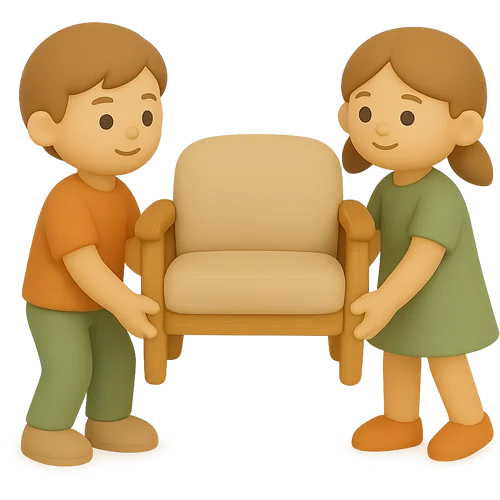 A personalised children's book about moving adventure