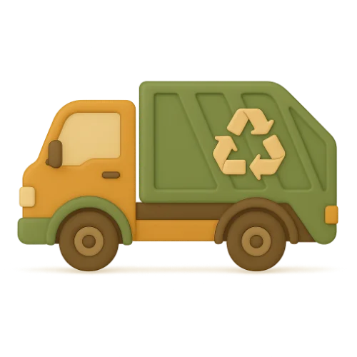 A personalized children's book about garbage truck adventures