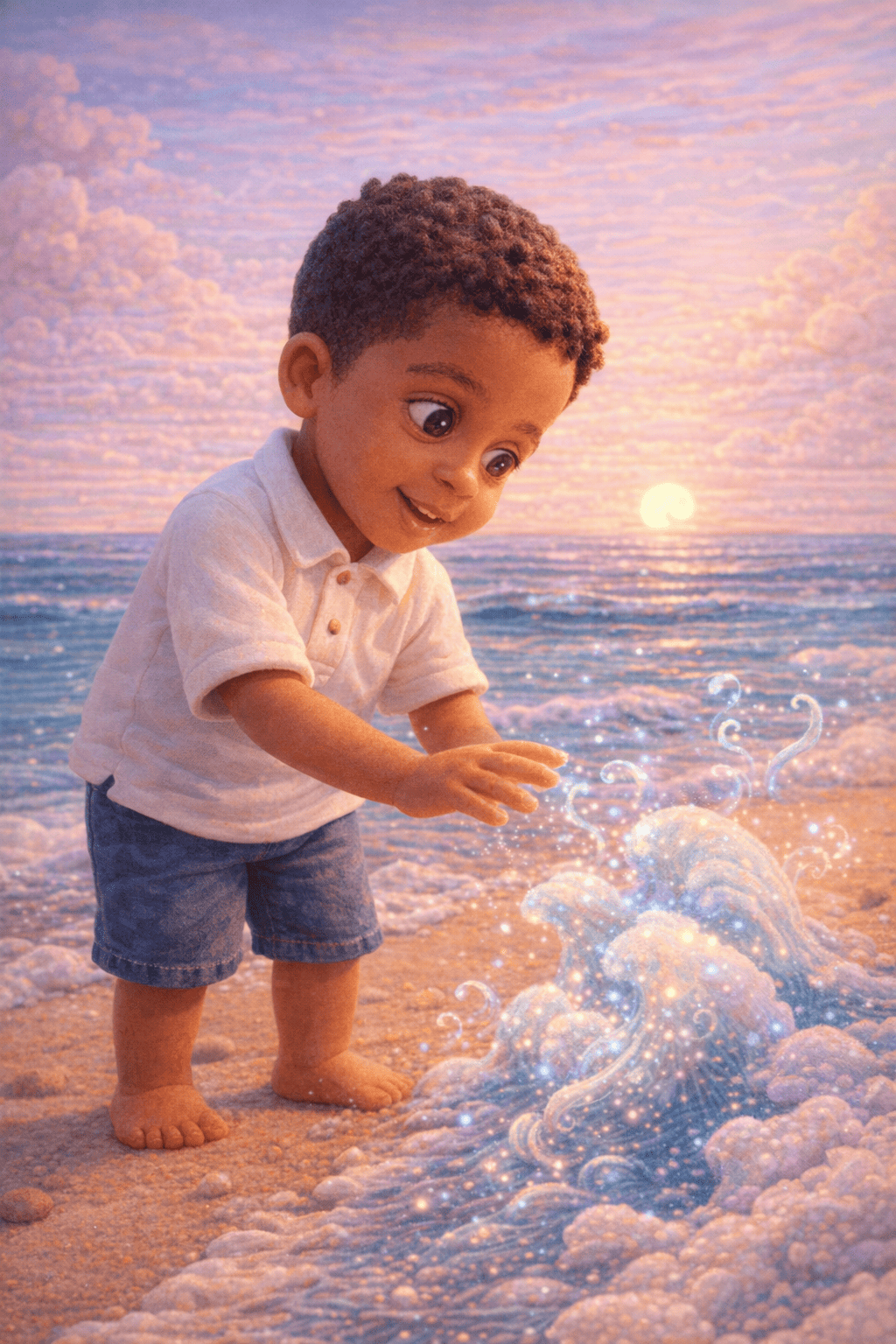 The whispering seafoam