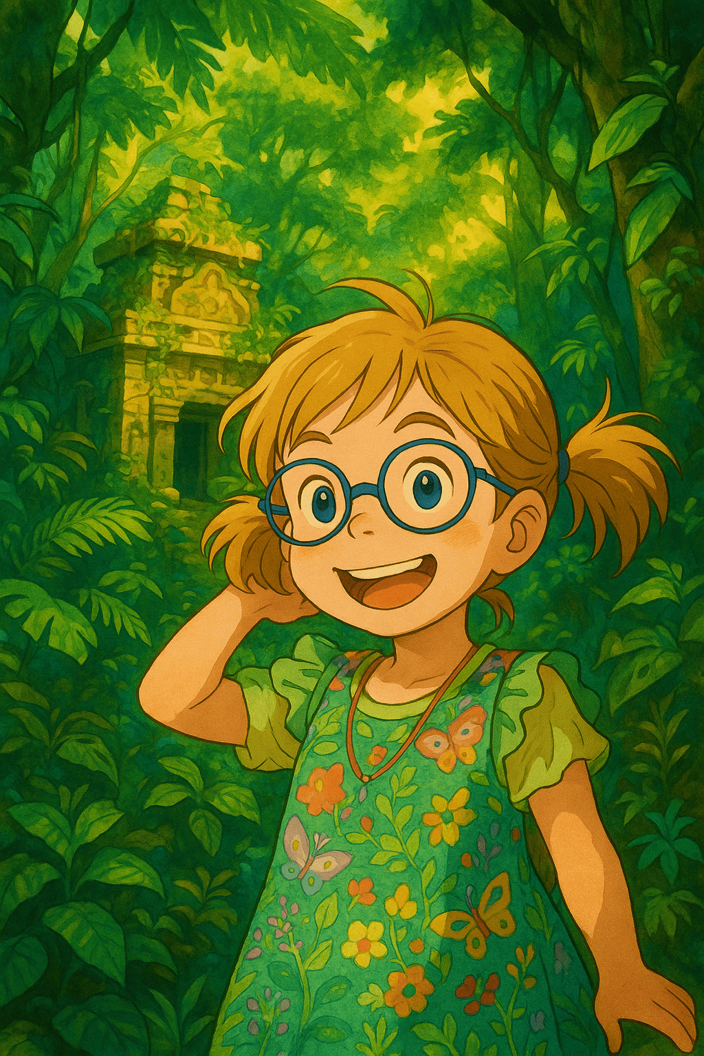 The hidden temple of the jungle