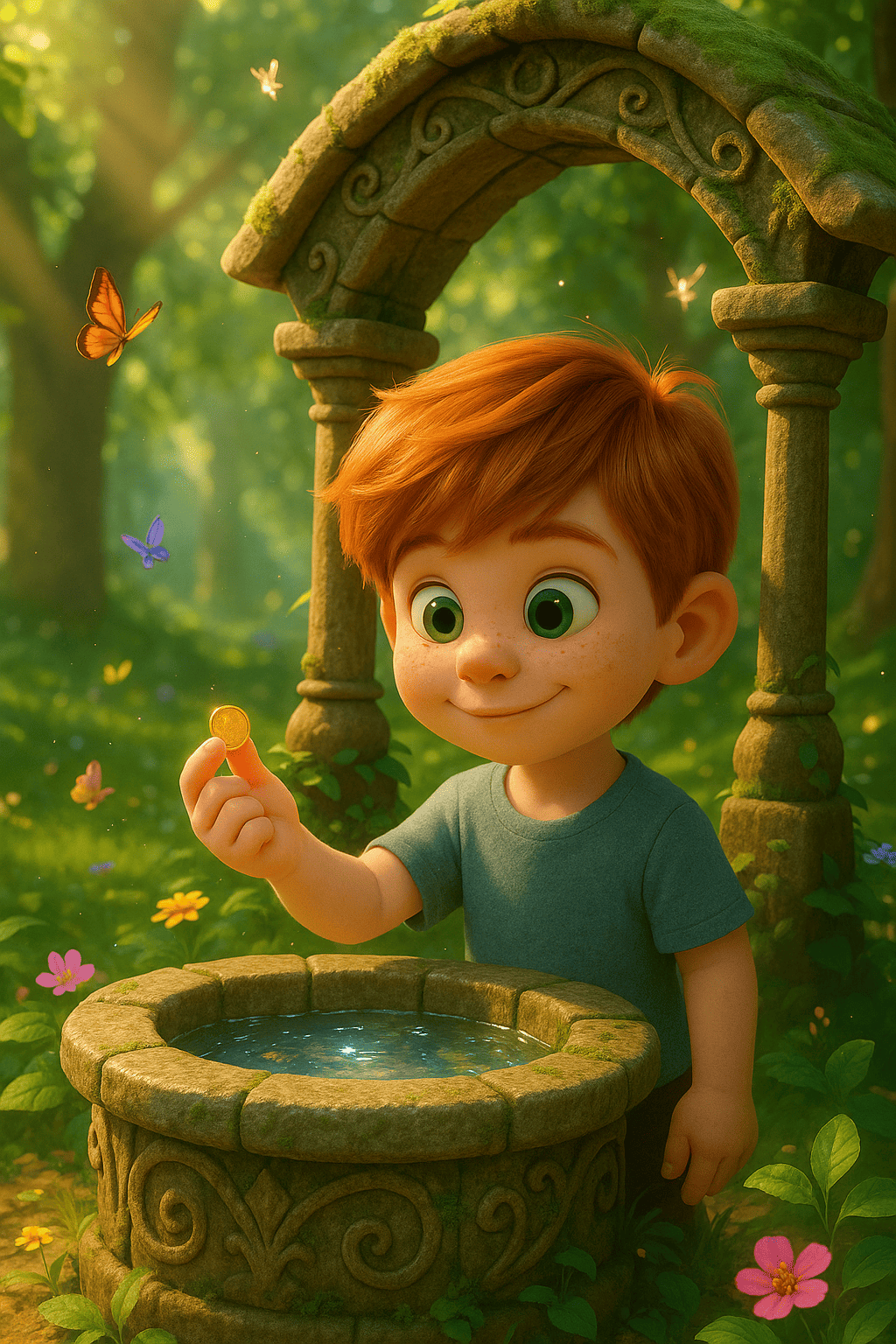 The enchanted wish well