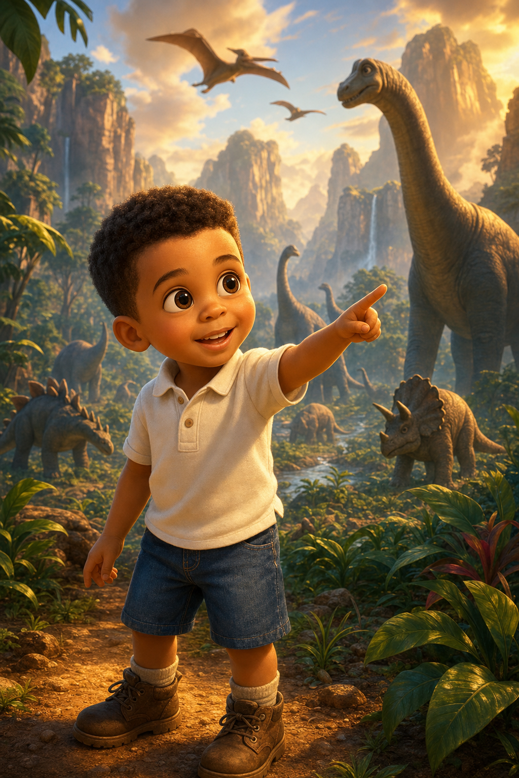 Dinosaurs of the lost valley