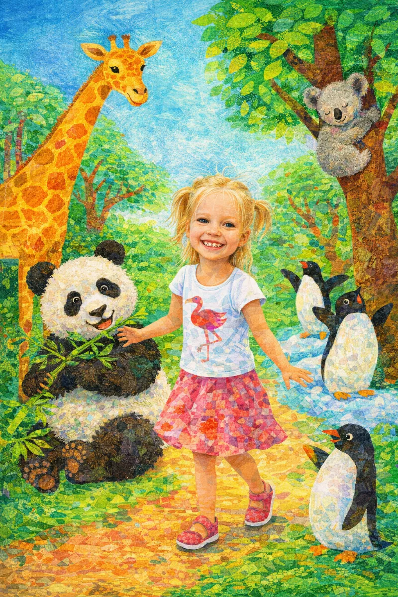 Personalized children's book for Adelaide